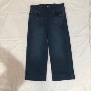 Style & Co Wide-Leg Cropped Jeans Blue, like new